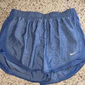 Blue nike shorts